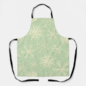 Schneeflockenmuster Schürze (Vorderseite)