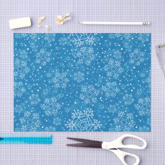 Schneeflockenmuster Seidenpapier (Handwerk)