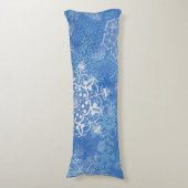 Schneeflockenmuster Seitenschläferkissen (Vorderseite Vertikal)