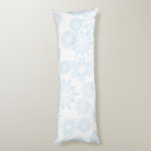 Schneeflockenmuster Seitenschläferkissen (Rückseite (Vertikal))