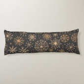 Schneeflockenmuster Seitenschläferkissen (Rückseite)