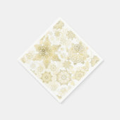 Schneeflockenmuster Serviette (Ecke)