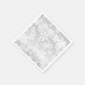 Schneeflockenmuster Serviette (Ecke)