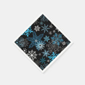 Schneeflockenmuster Serviette (Ecke)