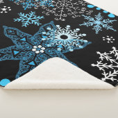 Schneeflockenmuster Sherpadecke (3/4)