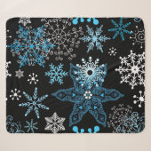 Schneeflockenmuster Sherpadecke (Vorderseite (Horizontal))