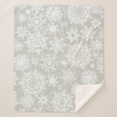 Schneeflockenmuster Sherpadecke (Vorderseite)