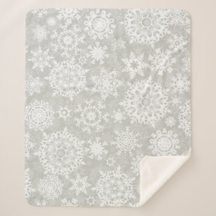 Schneeflockenmuster Sherpadecke