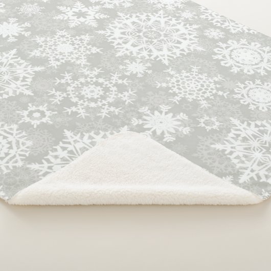 Schneeflockenmuster Sherpadecke (3/4)