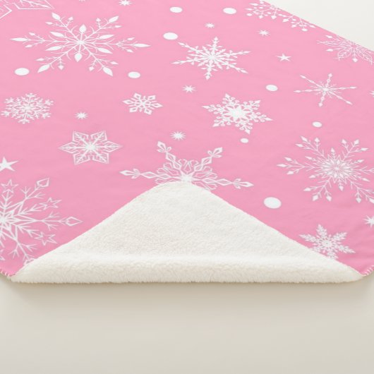 Schneeflockenmuster Sherpadecke (3/4)