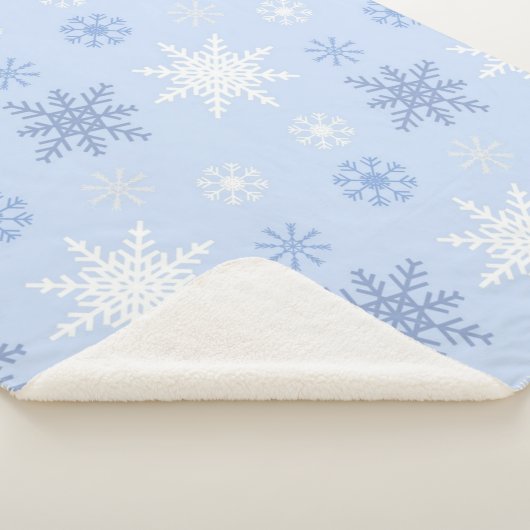 Schneeflockenmuster Sherpadecke (3/4)