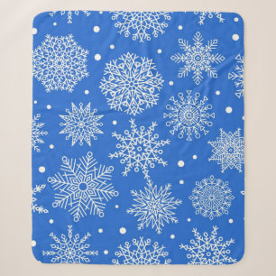 Schneeflockenmuster Sherpadecke