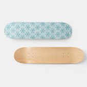 Schneeflockenmuster Skateboard (Horizontal)