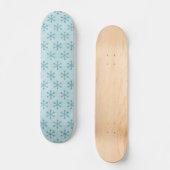 Schneeflockenmuster Skateboard (Vorderseite)