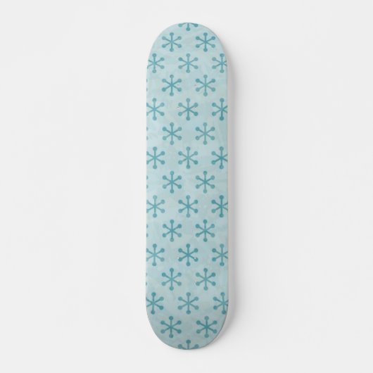 Schneeflockenmuster Skateboard (Vorne)
