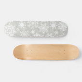 Schneeflockenmuster Skateboard (Horizontal)