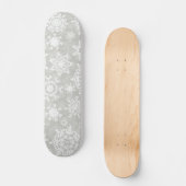 Schneeflockenmuster Skateboard (Vorderseite)