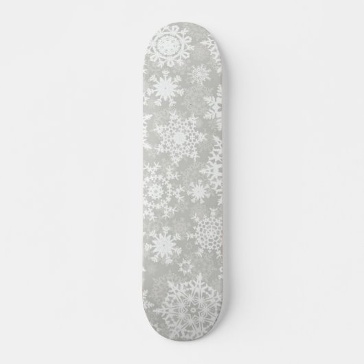Schneeflockenmuster Skateboard (Vorne)