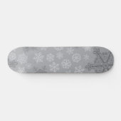 Schneeflockenmuster Skateboard (Horizontal)