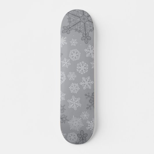Schneeflockenmuster Skateboard (Vorne)