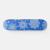 Schneeflockenmuster Skateboard (Horizontal)