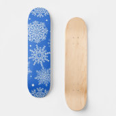 Schneeflockenmuster Skateboard (Vorderseite)