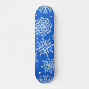 Schneeflockenmuster Skateboard