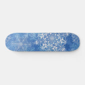 Schneeflockenmuster Skateboard (Horizontal)