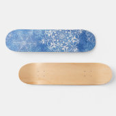 Schneeflockenmuster Skateboard (Horizontal)