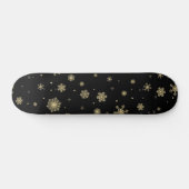 Schneeflockenmuster Skateboard (Horizontal)