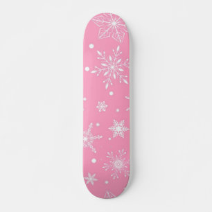Schneeflockenmuster Skateboard