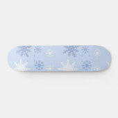 Schneeflockenmuster Skateboard (Horizontal)