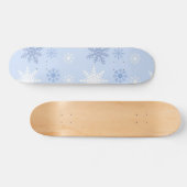 Schneeflockenmuster Skateboard (Horizontal)