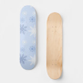 Schneeflockenmuster Skateboard (Vorderseite)