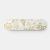 Schneeflockenmuster Skateboard (Horizontal)