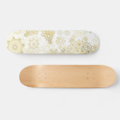 Schneeflockenmuster Skateboard (Horizontal)