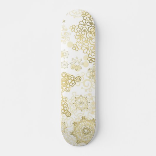 Schneeflockenmuster Skateboard (Vorne)
