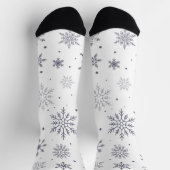 Schneeflockenmuster Socken (Oben)