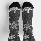 Schneeflockenmuster Socken (Oben)