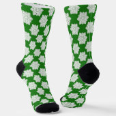 Schneeflockenmuster Socken (Gewinkelt)