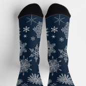 Schneeflockenmuster Socken (Oben)