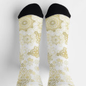 Schneeflockenmuster Socken (Oben)