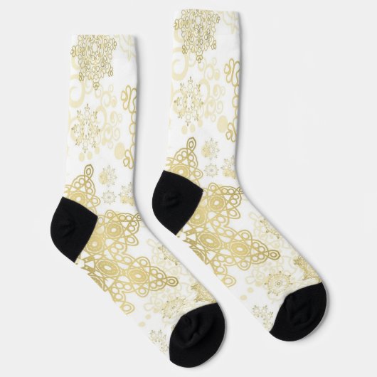 Schneeflockenmuster Socken (Rechts)