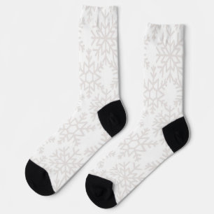 Schneeflockenmuster Socken