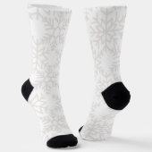 Schneeflockenmuster Socken (Gewinkelt)