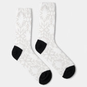 Schneeflockenmuster Socken (Rechts)