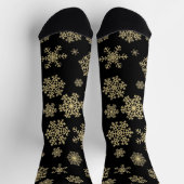 Schneeflockenmuster Socken (Oben)