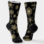 Schneeflockenmuster Socken (Gewinkelt)