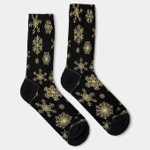 Schneeflockenmuster Socken (Rechts)