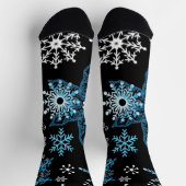 Schneeflockenmuster Socken (Oben)